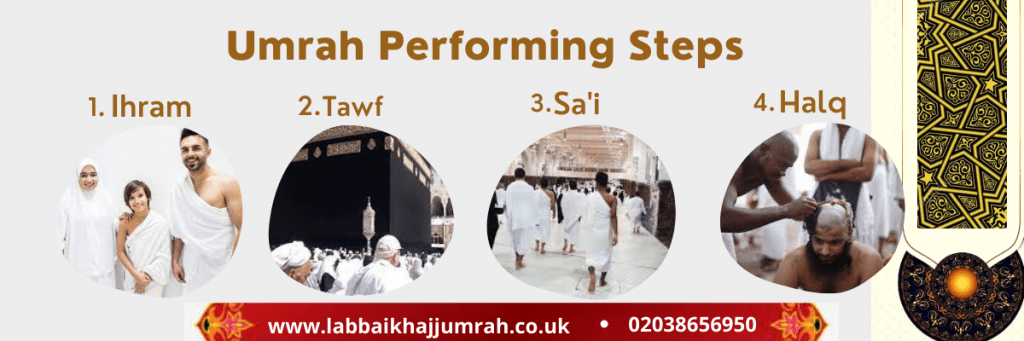 Umrah performing steps